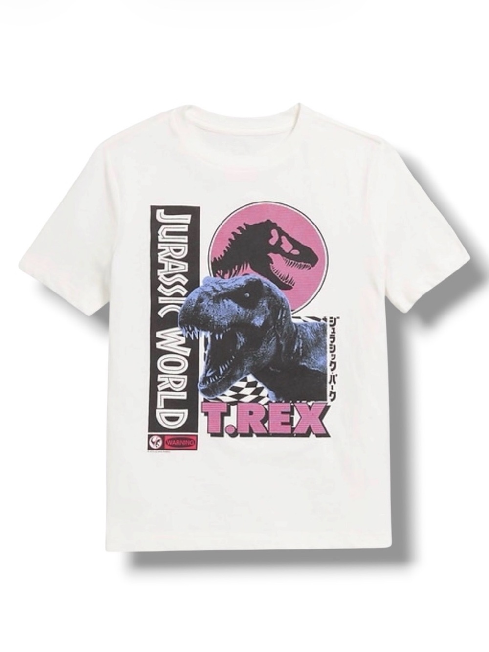 Kids Jurassic World T. Rex Graphic T-Shirt - Size Large (10-12) - NWT - Picture 1 of 2